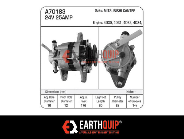A70183 MITSUBISHI-Alternators
